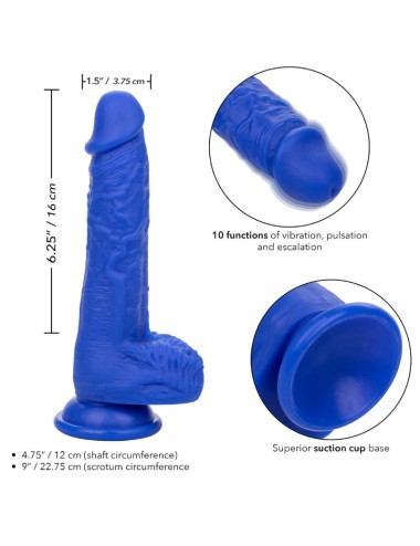 ADMIRAL - SAILOR REALISTIC DILDO VIBRATOR BLUE