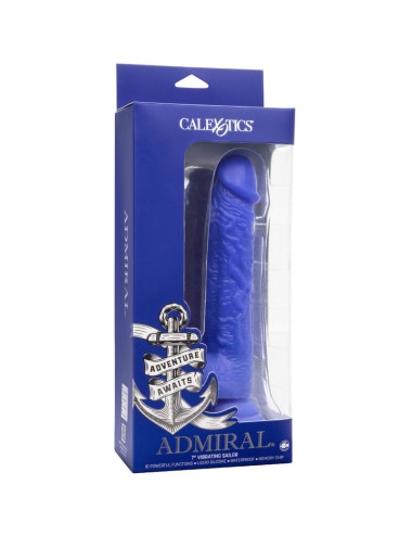 ADMIRAL - SAILOR REALISTIC DILDO VIBRATOR BLUE