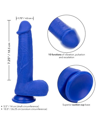 ADMIRAL - CAPTAIN REALISTIC DILDO VIBRATOR BLUE