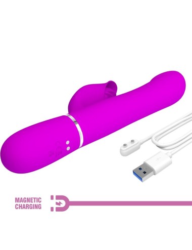 PRETTY LOVE - RABBIT VIBRATOR PEARLS VIOLET