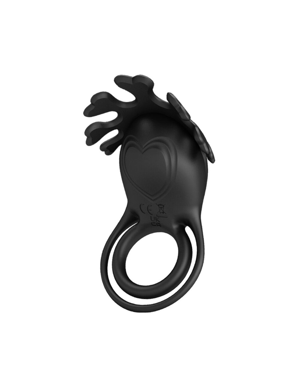 PRETTY LOVE - RUBEN VIBRATOR RING 7 VIBRATIONS BLACK SILICONE PRETTY LOVE - RUBEN VIBRATOR RING 7 VIBRATIONS BLACK SILICONE