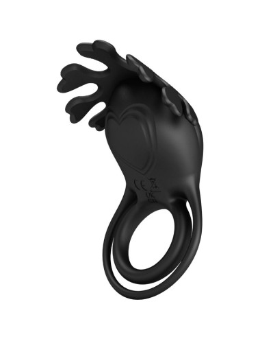 PRETTY LOVE - RUBEN VIBRATOR RING 7 VIBRATIONS BLACK SILICONE