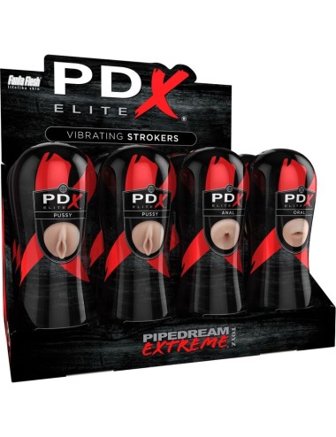 PDX ELITE - STROKER SET 12 UNITS: 6X VAGINA