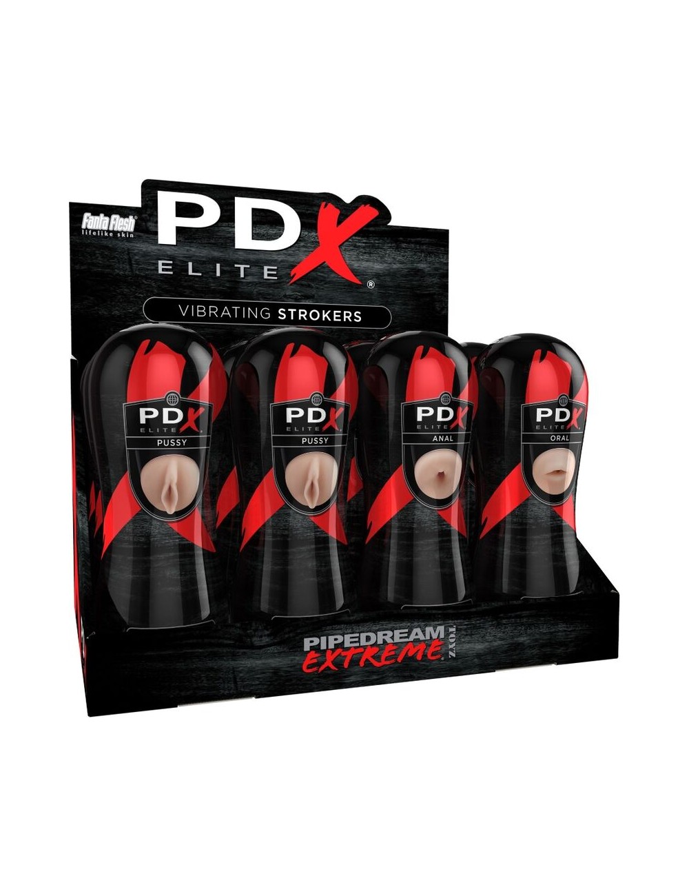 PDX ELITE - STROKER SET 12 UNITS: 6X VAGINA PDX ELITE - STROKER SET 12 UNITS: 6X VAGINA