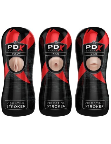 PDX ELITE - STROKER SET 12 UNITS: 6X VAGINA