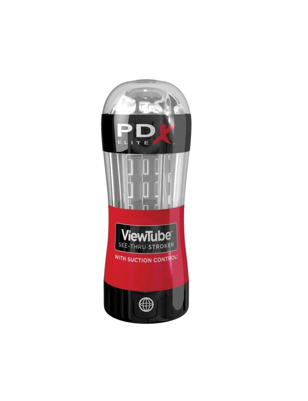 PDX ELITE - STROKER VIEWTUBE CONTROL SUCTION TRANSPARENT PDX ELITE - STROKER VIEWTUBE CONTROL SUCTION TRANSPARENT