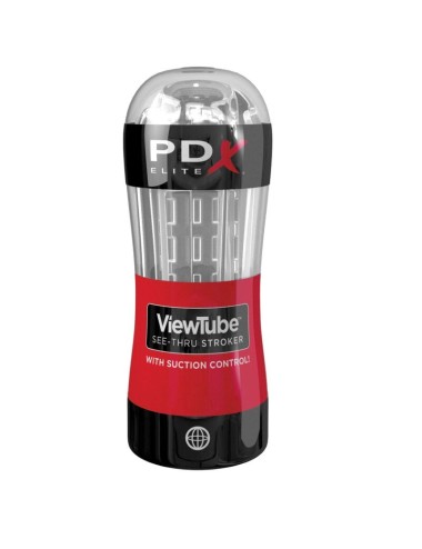 PDX ELITE - STROKER VIEWTUBE CONTROL SUCTION TRANSPARENT