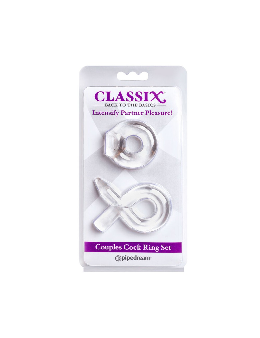 CLASSIX - SET FOR COUPLES 2 RINGS PENIS TRANSPARENT