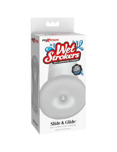 FETISH FANTASY EXTREME - SLIDE & GLIDE STROKER SILICONE TRANSPARENT