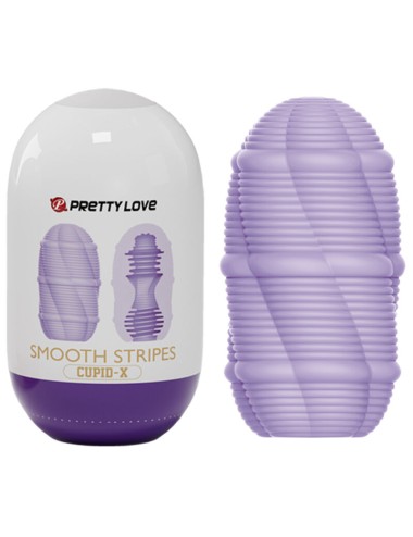 PRETTY LOVE - SMOOTH STRIPES CUPID MASTURBATOR EGG