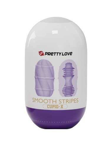 PRETTY LOVE - SMOOTH STRIPES CUPID MASTURBATOR EGG