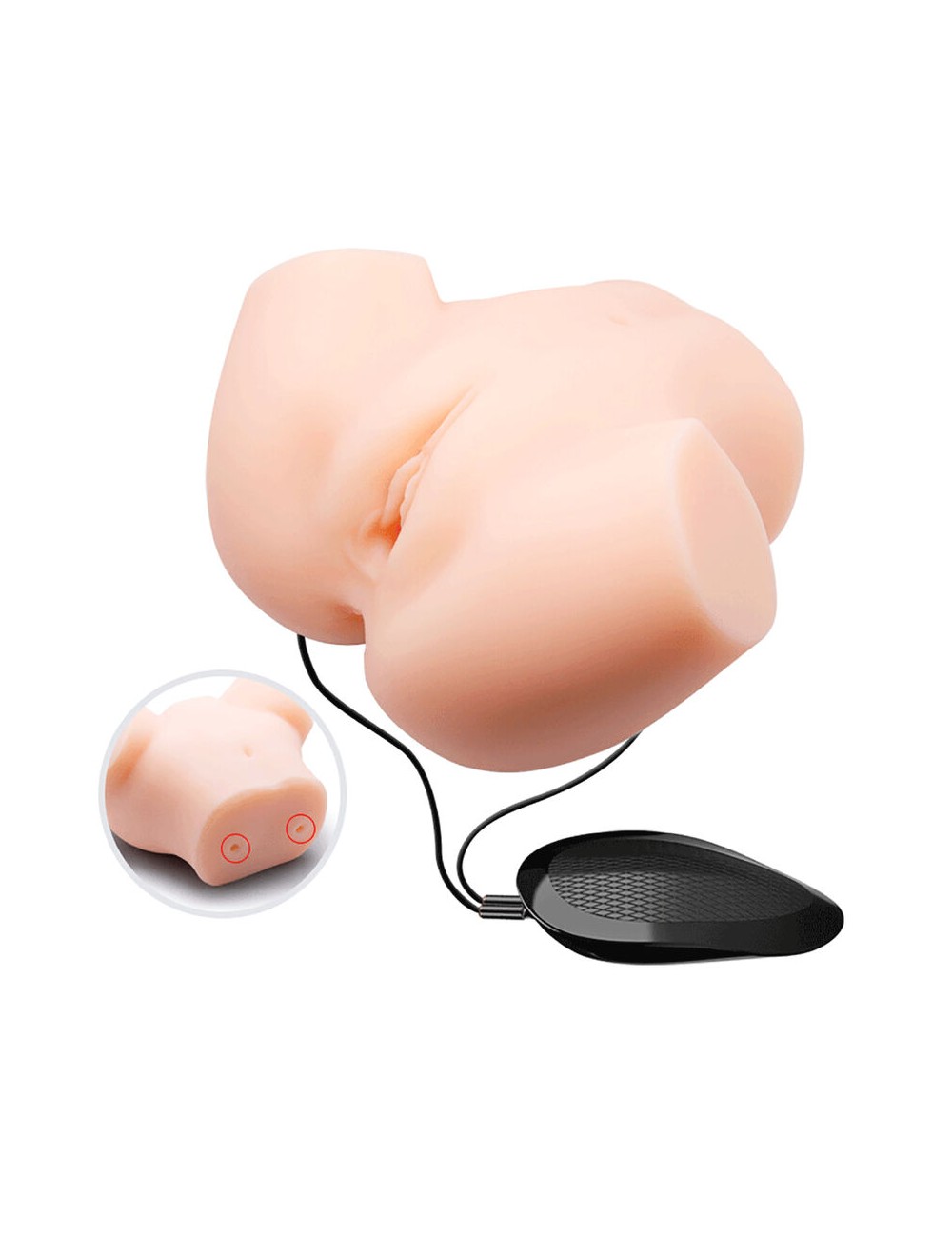 CRAZY BULL - REALISTIC VAGINA AND ANUS DOUBLE VIBRATION