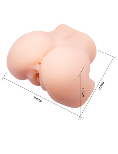 CRAZY BULL - REALISTIC VAGINA AND ANUS DOUBLE VIBRATION