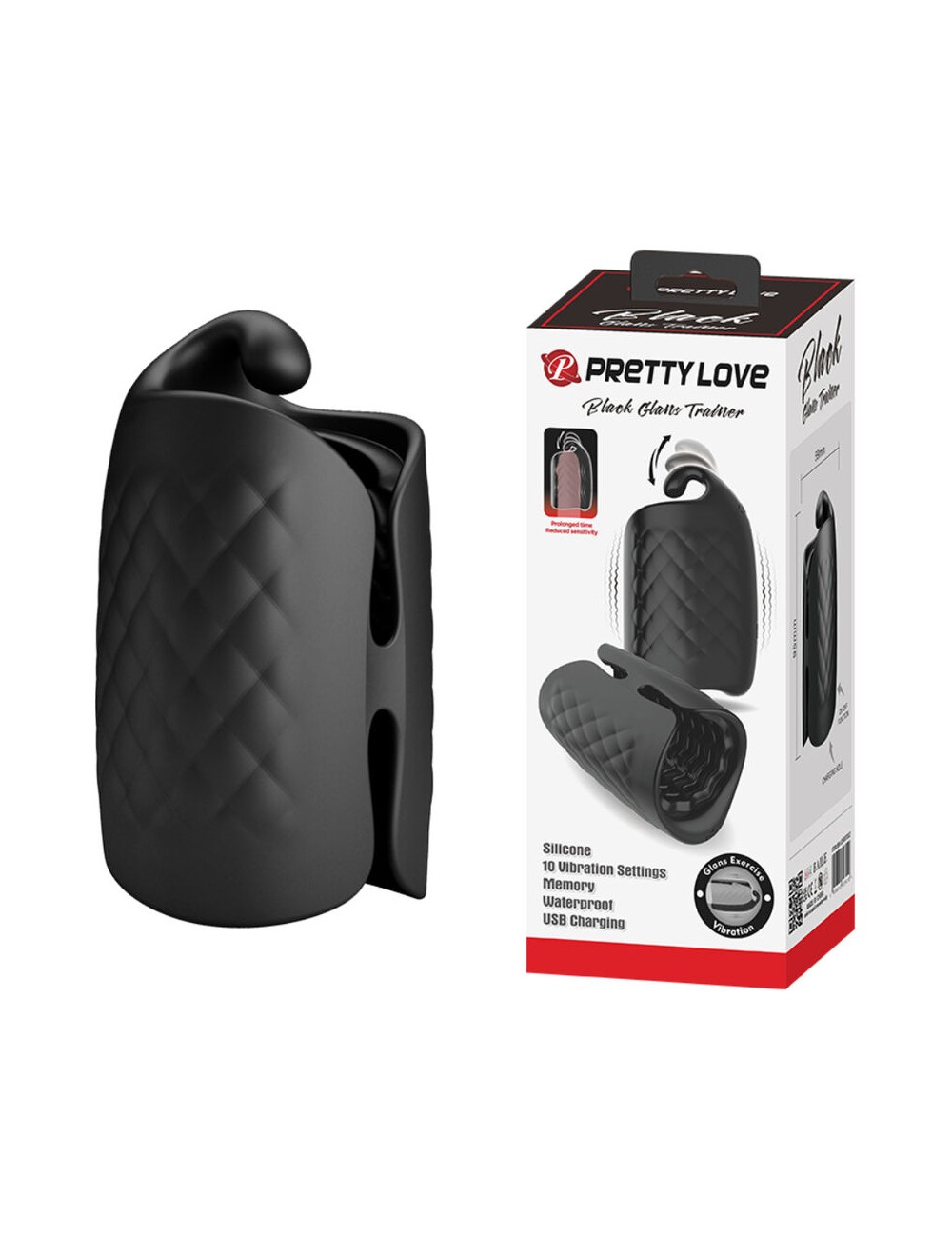 PRETTY LOVE - MANUAL MASTURBATOR FOR GLAND RECHARGEABLE VIBRATOR PRETTY LOVE - MANUAL MASTURBATOR FOR GLAND RECHARGEABLE VIBRATOR