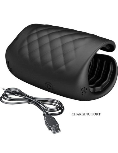 PRETTY LOVE - MANUAL MASTURBATOR FOR GLAND RECHARGEABLE VIBRATOR