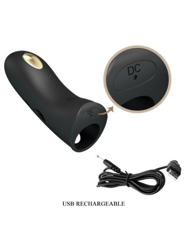 PRETTY LOVE - MARICO BLACK ELECTRO-STIMULATOR FINGER COVER
