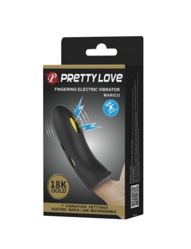 PRETTY LOVE - MARICO BLACK ELECTRO-STIMULATOR FINGER COVER