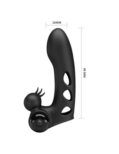 PRETTY LOVE - ORLANDO BLACK VIBRATOR FINGER COVER