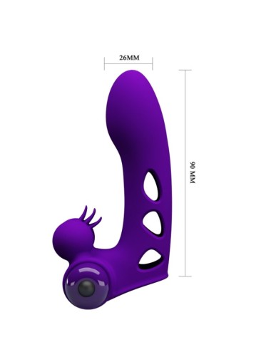 PRETTY LOVE - ORLANDO PURPLE VIBRATOR FINGER COVER