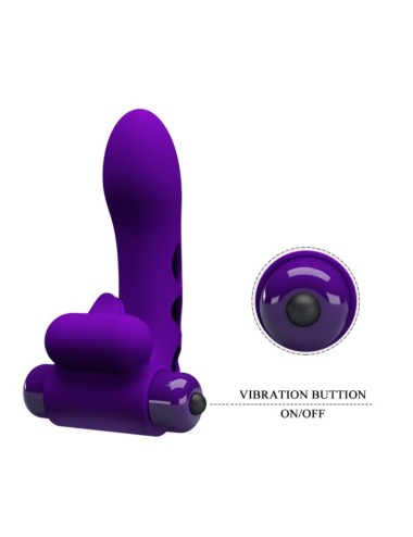 PRETTY LOVE - ORLANDO PURPLE VIBRATOR FINGER COVER