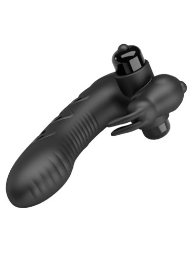 PRETTY LOVE - VANCE BLACK RABBIT VIBRATOR FINGER COVER