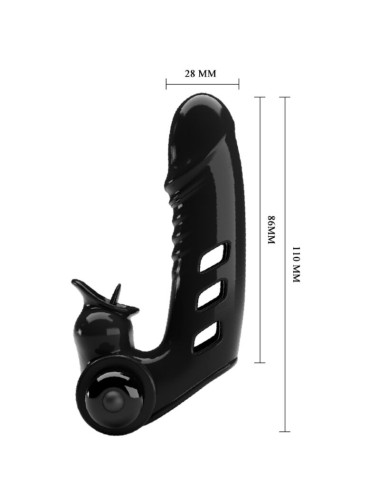 PRETTY LOVE - CORBIN BLACK VIBRATOR FINGER COVER