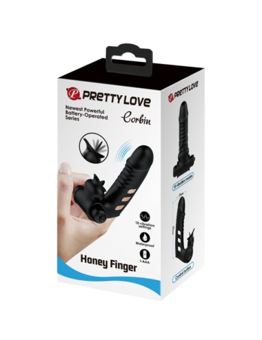 PRETTY LOVE - CORBIN BLACK VIBRATOR FINGER COVER