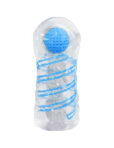 PRETTY LOVE - SMALL MASTURBATOR WITH BLUE SPIRALS