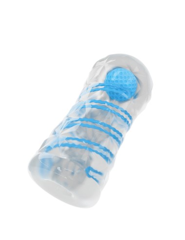 PRETTY LOVE - SMALL MASTURBATOR WITH BLUE SPIRALS