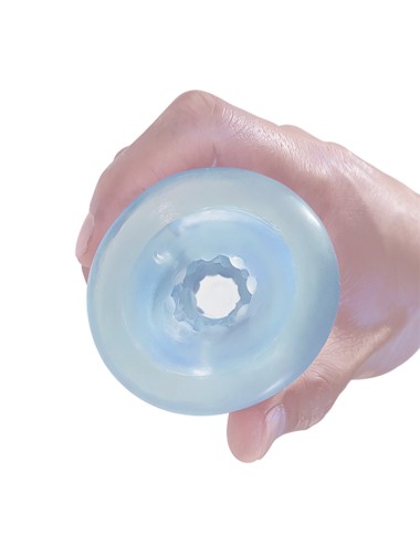 PRETTY LOVE - SMALL MASTURBATOR WITH BLUE SPIRALS