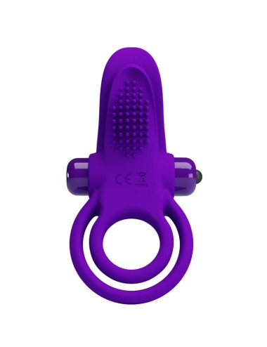 PRETTY LOVE - PURPLE VIBRATING PENIS RING