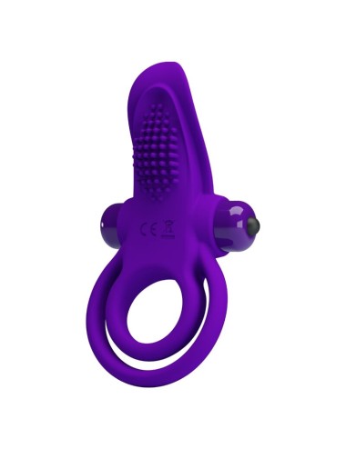 PRETTY LOVE - PURPLE VIBRATING PENIS RING