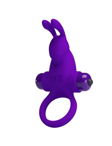 PRETTY LOVE - VIBRATOR RING I RABBIT FOR PURPLE PENIS
