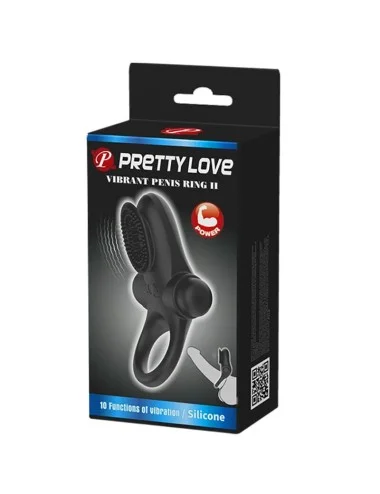 PRETTY LOVE - VIBRATOR RING II FOR THE BLACK PENIS