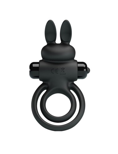 PRETTY LOVE - VIBRATOR III RABBIT RING FOR BLACK PENIS