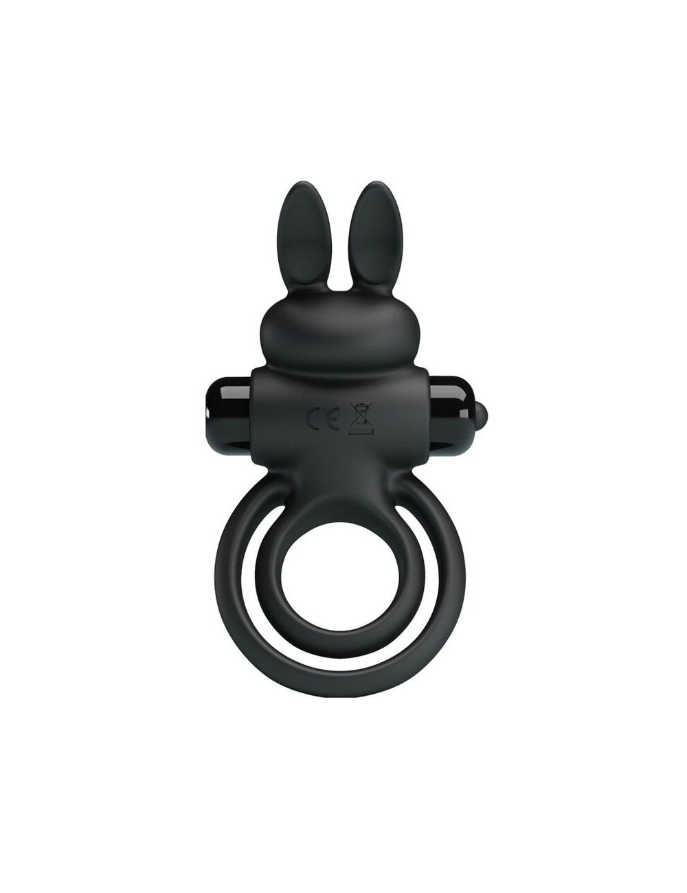 PRETTY LOVE - VIBRATOR III RABBIT RING FOR BLACK PENIS