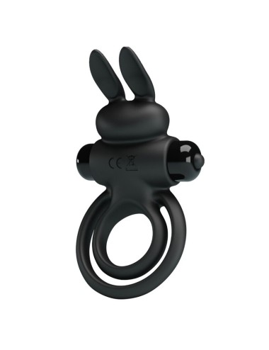 PRETTY LOVE - VIBRATOR III RABBIT RING FOR BLACK PENIS