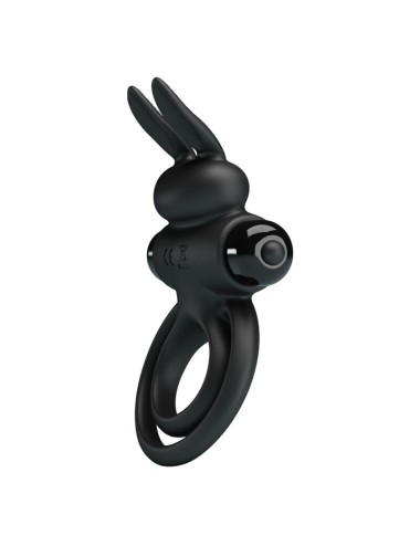 PRETTY LOVE - VIBRATOR III RABBIT RING FOR BLACK PENIS