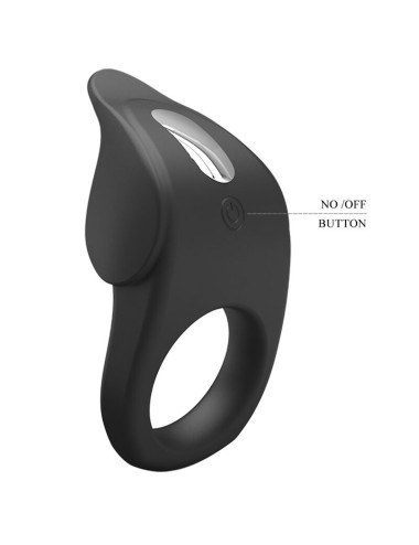 PRETTY LOVE - SUSANNA VIBRATING PENIS RING BLACK