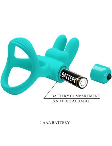 PRETTY LOVE - DANTE GREEN RABBIT VIBRATOR RING