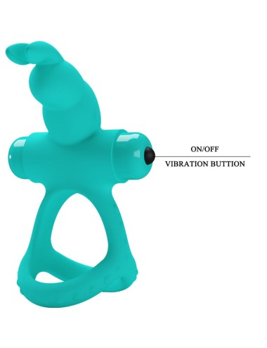 PRETTY LOVE - FIGGY GREEN RABBIT VIBRATOR RING
