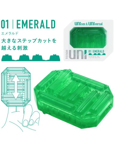 TENGA - UNI EMERALD MASTURBATOR THIMBLE