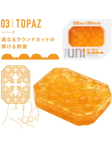 TENGA - UNI TOPAZ MASTURBATOR THIMBLE