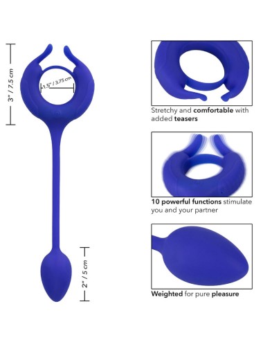 ADMIRAL - WEIGHTED COCK RING BLUE