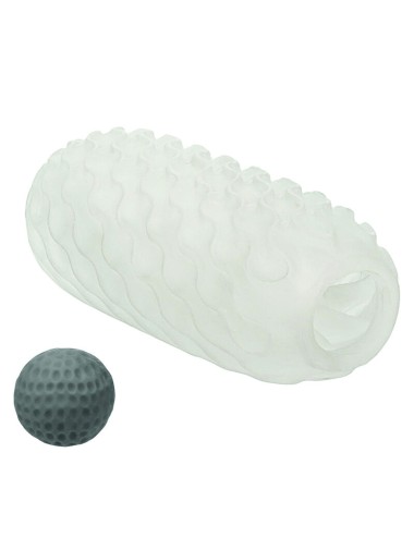 CALIFORNIA EXOTICS - BOUNDLESS REVERSIBLE SQUISHY BALL STROKE YELLOW