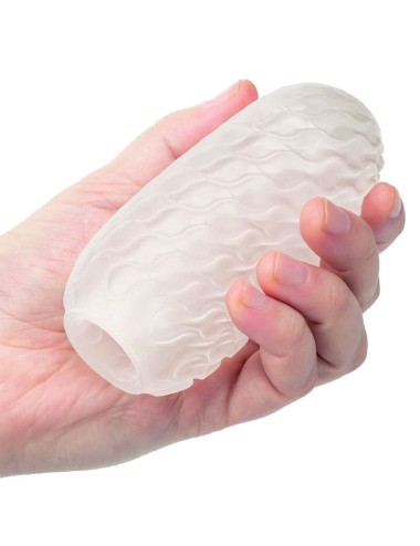 CALIFORNIA EXOTICS - BOUNDLESS REVERSIBLE SQUISHY BALL STROKE YELLOW