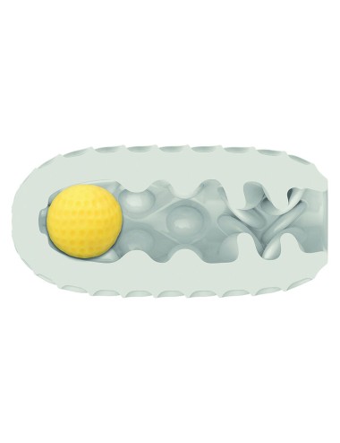 CALIFORNIA EXOTICS - BOUNDLESS REVERSIBLE SQUISHY BALL STROKE GREY