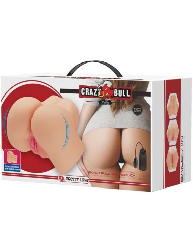 CRAZY BULL - REALISTIC VAGINA AND ANUS HAILEY VIBRATOR