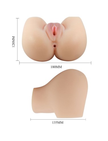 CRAZY BULL - REALISTIC VAGINA AND ANUS MILA VIBRATOR