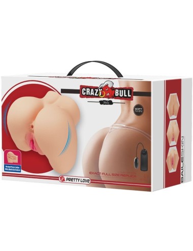CRAZY BULL - REALISTIC VAGINA AND ANUS MILA VIBRATOR